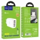 Home Charger | 28.5W | 4U | QC3.0 — Hoco C102A — White Home Charger | 28.5W | 4U | QC3.0 — Hoco C102A — White