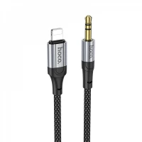 Cable Aux to Lightning — Hoco UPA26 — Black
