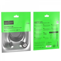 HDMI 2.0 Male to Male 4K HD Data Cable (3m) — Hoco US08 HDMI 2.0 Male to Male 4K HD Data Cable (3m) — Hoco US08