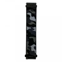 Ремешок универсальный Nylon Loop Khaki 22mm  — Black