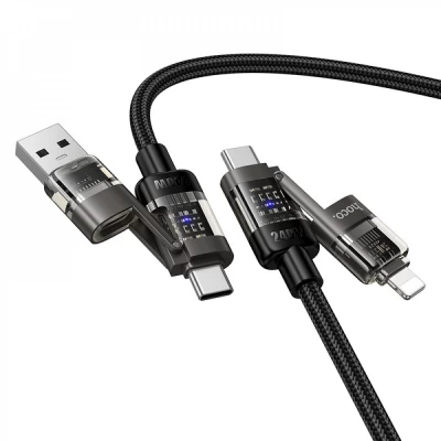 Кабель 3 in 1 ( L , M , С ) 2A (1m) Hoco U151