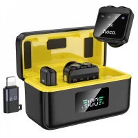 Wireless Digital Microphone — Hoco L17 Dual-mic (iP/Type-C)