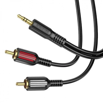 Cable Aux to 2 RCA (1m) Borofone BL11