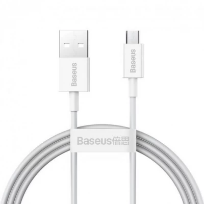 Кабель Micro 2A (1m) Baseus (CAMYS) Superior Series — CAMYS-02 White