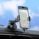 Car Holder Hoco HW5 Journey wireless fast charging (center console) — Black Car Holder Hoco HW5 Journey wireless fast charging (center console) — Black