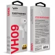 Навушники з мікрофоном 3.5mm Veron VH09 Навушники з мікрофоном 3.5mm Veron VH09