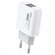 Home Charger 2.4A 2U Lightning Cable (1m) Veron AC62L Home Charger 2.4A 2U Lightning Cable (1m) Veron AC62L