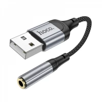 Adapter USB A To 3.5 Hoco LS36 — Black