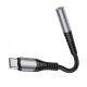 Adapter USB C To 3.5mm Hoco LS33 — Metal Gray Adapter USB C To 3.5mm Hoco LS33 — Metal Gray