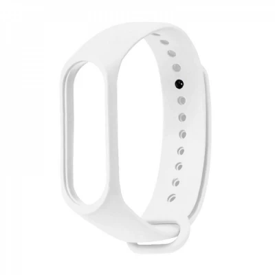 Ремінець Silicone Sport Band Xiaomi Mi Band 5 6 7 — White