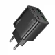Home Charger | 20W | 2PD | 2U — Hoco N55 __ — Black Home Charger | 20W | 2PD | 2U — Hoco N55 __ — Black