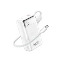 Power Bank 12000 mAh | 65W — WiWU T132 — White Power Bank 12000 mAh | 65W — WiWU T132 — White