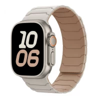 Ремінець Armor Magnetic Band — Apple Watch 38 mm | 40 mm | 41 mm — Starlight&Milk tea Ремінець Armor Magnetic Band — Apple Watch 38 mm | 40 mm | 41 mm — Starlight&Milk tea