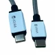 Кабель USB C to C 60W (2m) — Veron CC12 Nylon LCD — Black
