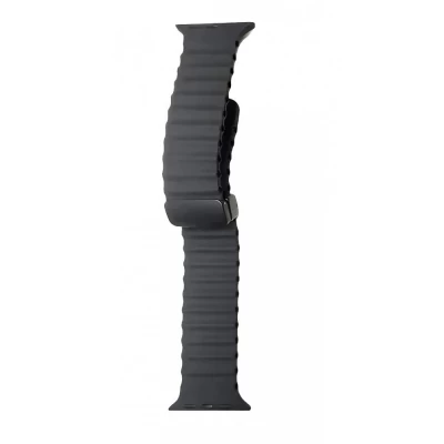 Ремінець Magic Lock Ocean Design  Apple Watch 42 mm 44 mm 45 mm 49 mm — Black