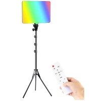 Лампа видеосвет LED RGB | PM-36 | 36x25 cm | 352 Lights | 3000K-6500K | Remote | Adapter Лампа видеосвет LED RGB | PM-36 | 36x25 cm | 352 Lights | 3000K-6500K | Remote | Adapter