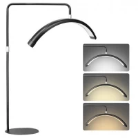 Бестеневая LED лампа HD-M8X 50W 3000K-6000K | 70x20 | 320 Lights |  — Black