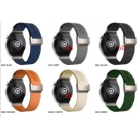 Ремінець Nylon Metal Lock Універсальний 22 mm — Grey