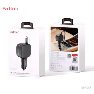 Car Charger 60W 1U 1C Earldom ES-CC53 Car Charger 60W 1U 1C Earldom ES-CC53