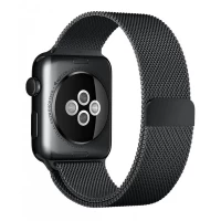 Ремінець Milanese Loop — Apple Watch 42 mm | 44 mm | 45 mm | 49 mm Black