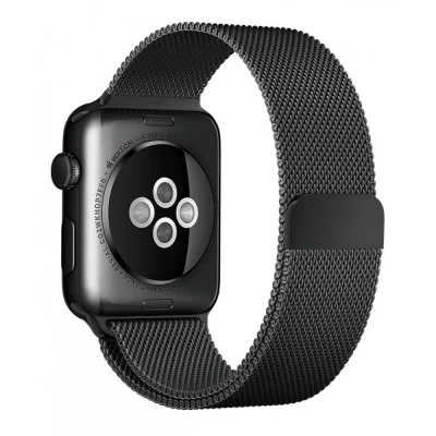 Ремінець Milanese Loop — Apple Watch 42 mm | 44 mm | 45 mm | 49 mm Black
