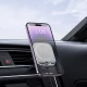 Car Holder — Hoco HW17 Magic magnetic wireless fast charging __ — Gray Car Holder — Hoco HW17 Magic magnetic wireless fast charging __ — Gray