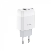 Home Charger | 2.4A | 2U — Hoco C73A — White