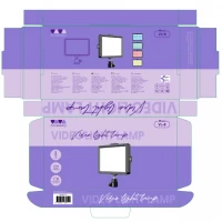 Лампа видеосвет LED 20 cm 8