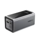 Power Bank 20000 | 100W fast charging power bank with cable and TFT display metal gray Acefast M33 Power Bank 20000 | 100W fast charging power bank with cable and TFT display metal gray Acefast M33