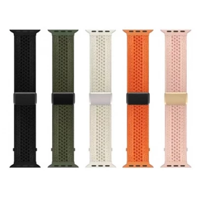 Ремінець Weaving Band Magnetic Apple Watch 42 mm 44 mm 45 mm 49 mm — Starlight