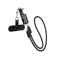 Cable USB C to Lightning 30W PD (0.35m) — Hoco X126  — Black