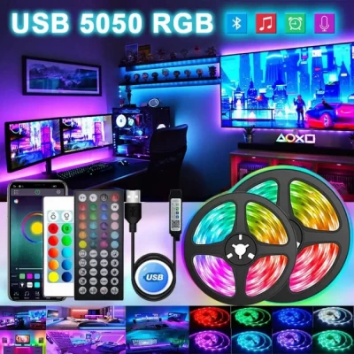 LED лента RGB 2835 15м 5V USB