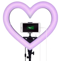 Heart Shaped Light RGB LED 48 cm 19