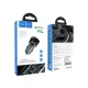 Car Charger | 20W | PD | USB QC3.0 | USCB-C | Digital Display — Hoco Z42 — Black