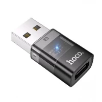 Adapter USB A To USB C Hoco UA36C — Black