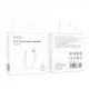 Adapter Lightning To 3.5mm Hoco LS34 — White Adapter Lightning To 3.5mm Hoco LS34 — White