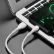 Кабель USB C 3A (1m) Hoco X37 — White Кабель USB C 3A (1m) Hoco X37 — White