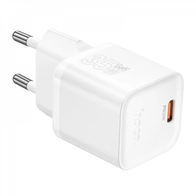Home Charger | 35W | PD — Hoco N66 — White Home Charger | 35W | PD — Hoco N66 — White