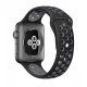 Ремінець Sport Nike — Apple Watch 42 mm | 44 mm | 45 mm | 49 mm — Carbon & Black