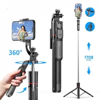 Monopod Tripod F16 | 2m Balanced and stable shooting multifunctional expansion of the metal tripod selfie stick