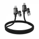 Кабель 3 in 1 ( L , M , С ) 2A (1m) Hoco U151 Кабель 3 in 1 ( L , M , С ) 2A (1m) Hoco U151