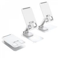 Holder — Hoco PH50 Ivey folding rotatable desktop holder — white Holder — Hoco PH50 Ivey folding rotatable desktop holder — white