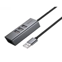 HUB USB To 3 USB3.0 & RJ45 Hoco HB1D