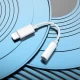 Adapter Lightning To 3.5mm Hoco LS34 — White Adapter Lightning To 3.5mm Hoco LS34 — White