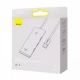 USB-хаб Baseus WKQX0301 Lite Series, USB-A → 4 × USB 3.0, кабель 1 м — WKQX030101 Black