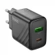 Home Charger | 30W | PD | QC3.0 — Hoco CS23A — Black