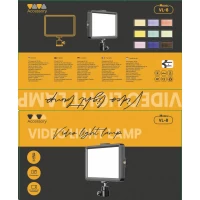 Лампа видеосвет LED 16 cm 6