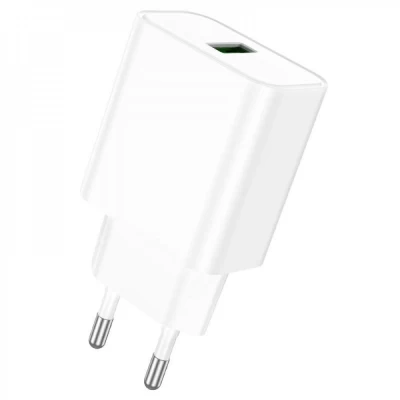 Home Charger | 18W | 1U | USB|   — Borofone BA72A — White