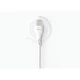 Кабель Lightning 2.1A (1m) Yoobao C4 — White
