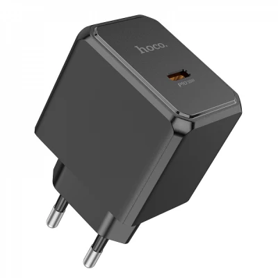 Home Charger 30W PD Hoco CS15A — Black Home Charger 30W PD Hoco CS15A — Black